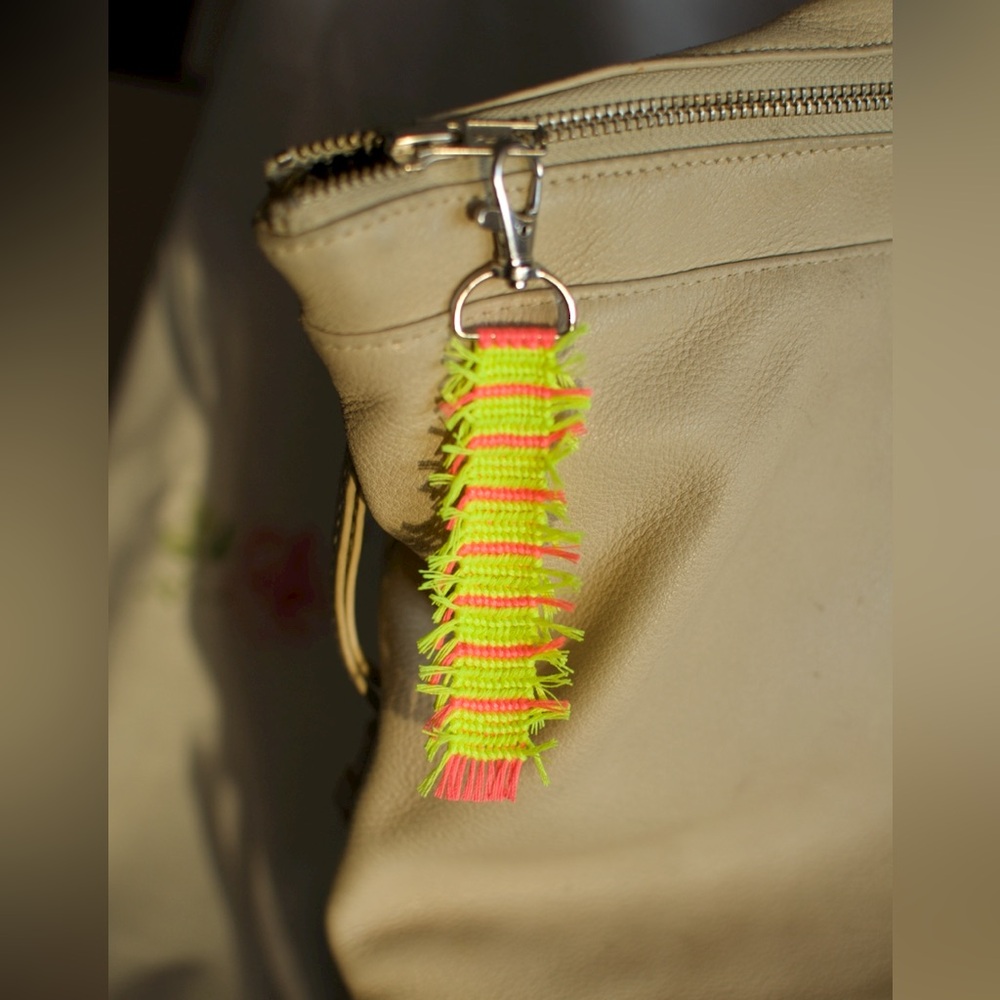 Neon Keychain Accessory- Bag Charm-handmade